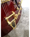 Epiphone Riviera P93 - Semi-Hollow Electric Guitar - Dark Red - Excellent w/ Hard Case - Photo 10
