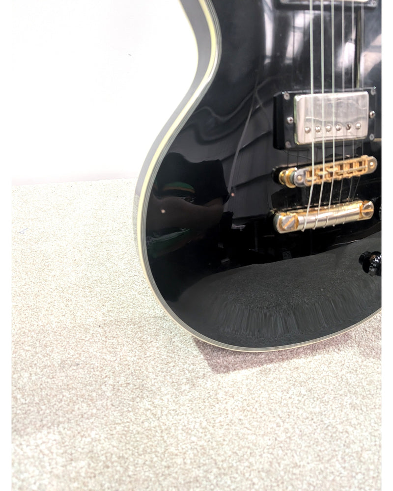 Burny Les Paul Custom  - MIC 2000s - Electric Guitar - Black - Good - image 10