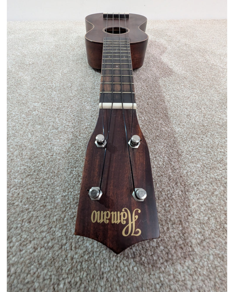 Hamano Ukulele - Ukulele - Natural Brown - Good w/ Soft Case - image 12