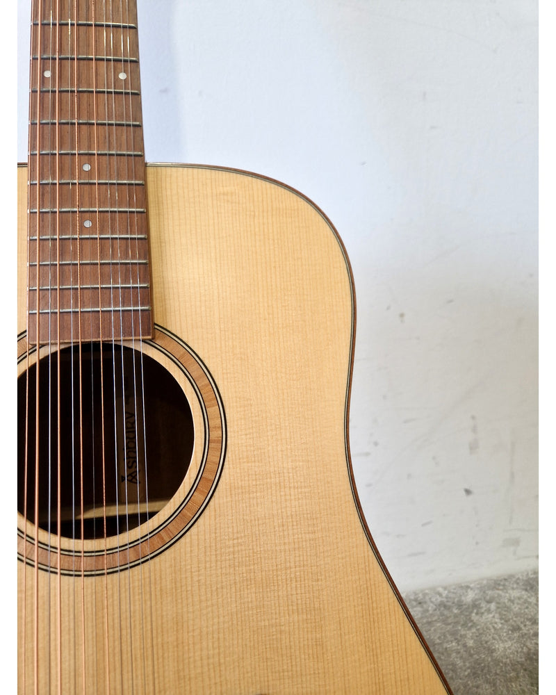 Ashbury AG-48 - Acoustic Guitar - Natural - Good - Image 12