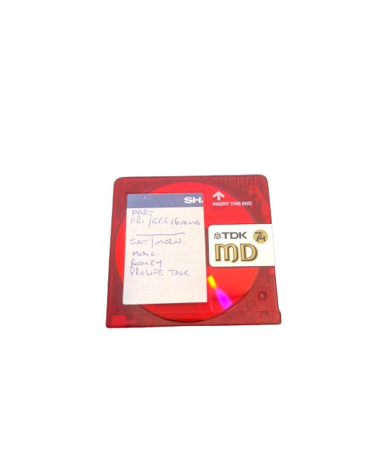 TDK MD 74 - Multi-coloured X 7 – Minidisc - Very Good