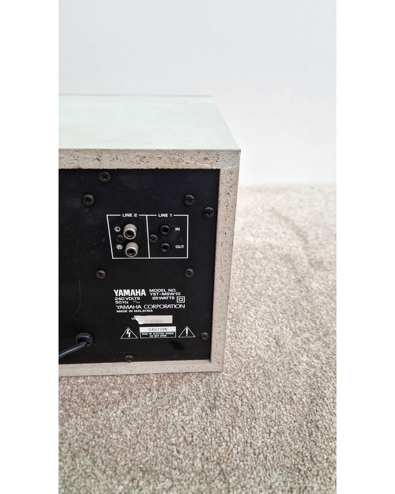 Yamaha YST-MSW10 - Subwoofer - White - Fair - image 4