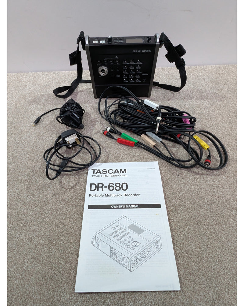 TASCAM DR-680 - Recorder - Black/Silver - Very Good w/ Original Box, Manuals, Power Supply, Cables - image 15