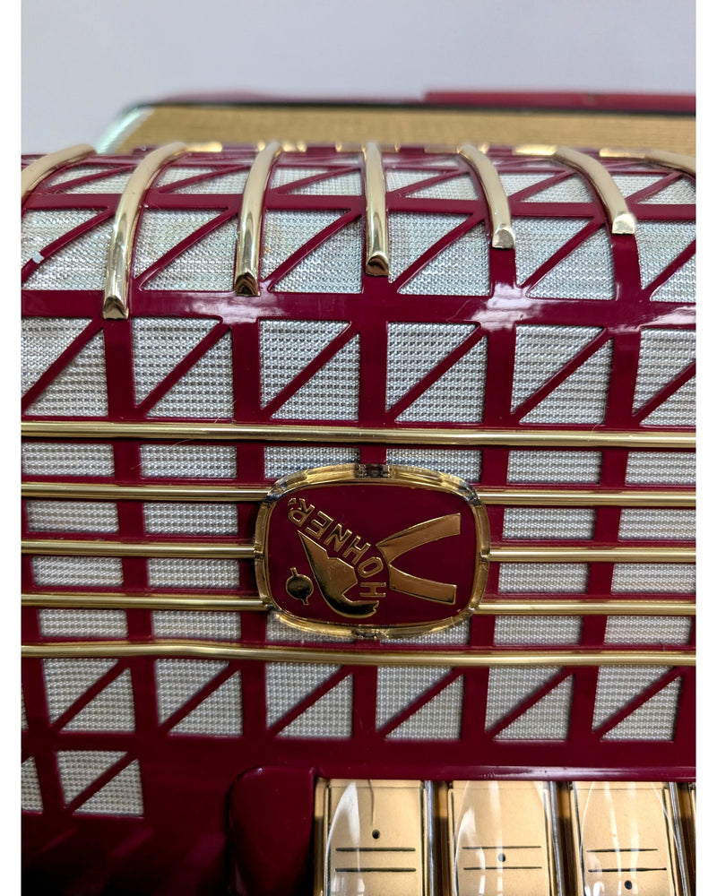 Hohner Atlantic IV Deluxe - Accordion - Red - Fair - image 7