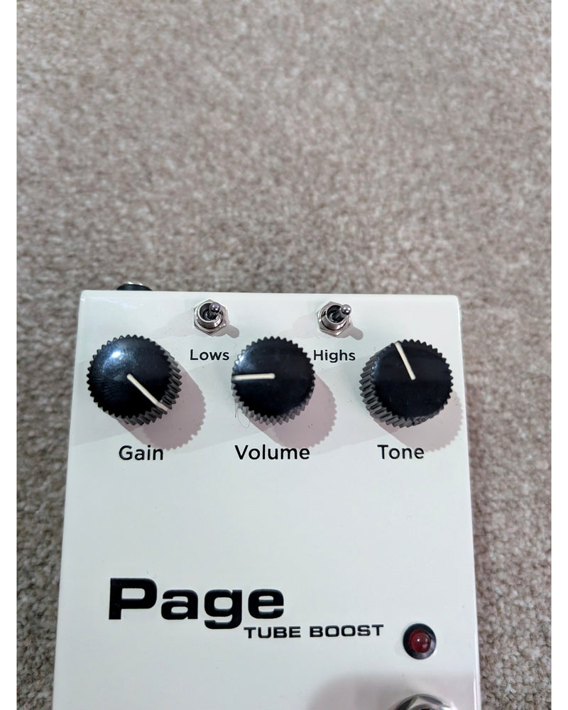 Kingsley Page Tube Boost - Overdrive & Distortion Pedals - White - Like New - image 6