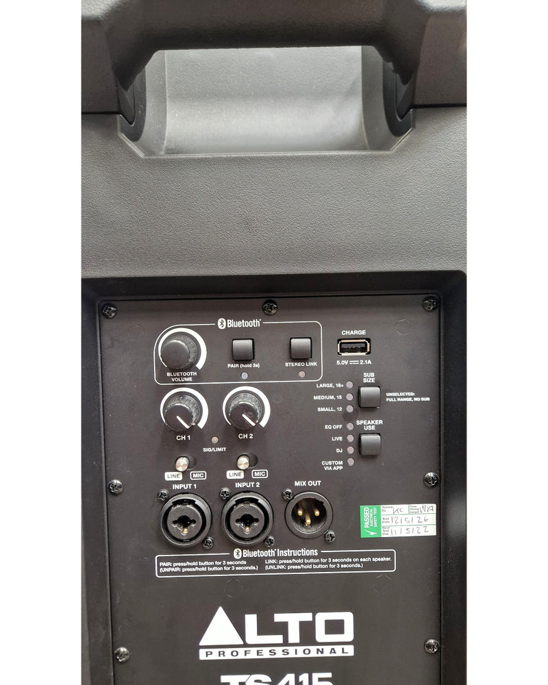 Alto TS415 - PA Speakers - Black - Very Good - image 14