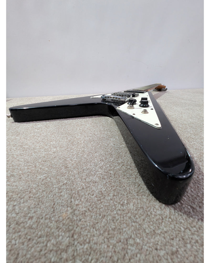 Epiphone 67 Flying V - Electric Guitar - Black - Good - image 11