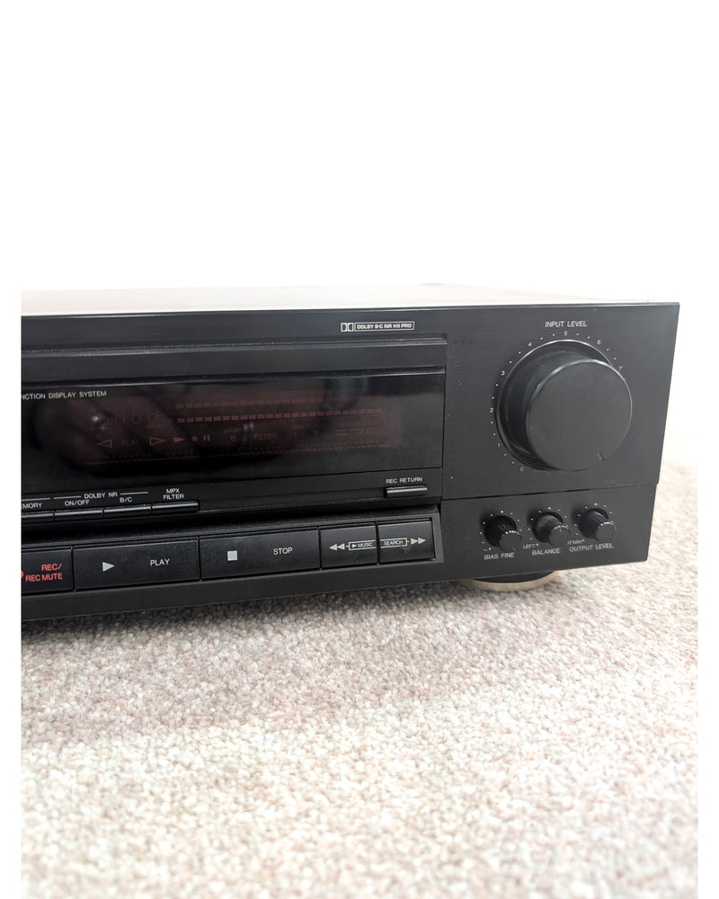Denon DRM-600 - Cassette Deck - Black - Fair w/ Manuals - image 5