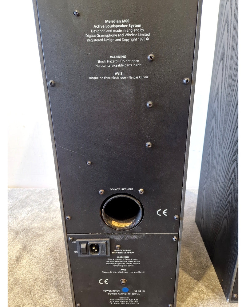 Meridian M60 Standing Speakers Pair - Black – Standing Speaker - Good - Image 4