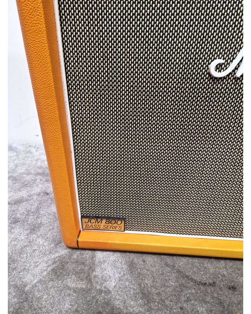Marshall Bass Series 800 1984B 4X12 Bass Cabinet - Rare Orange Tolex Edition - Very Good - Image 14