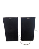 Sony SSE-20 Speakers Brown Pair Speakers - Vintage Design - Fair - Image 1