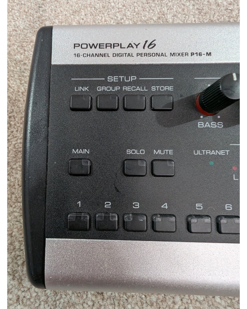 Behringer Powerplay P16-M - Mixer - Silver/Black - Good w/ Power Supply - image 13