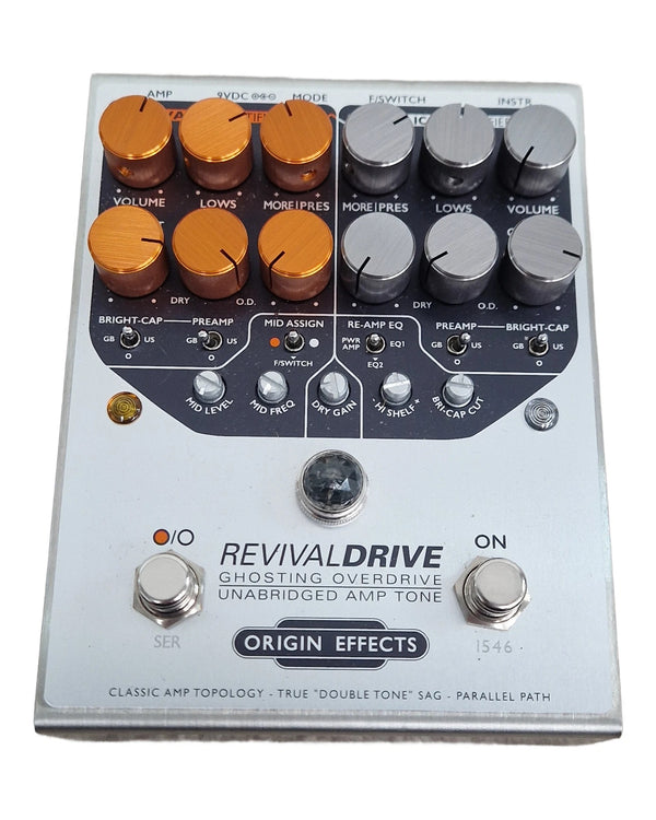 Origin Effects RevivalDRIVE Custom - Overdrive & Distortion Pedals - Excellent w/ Original Box
