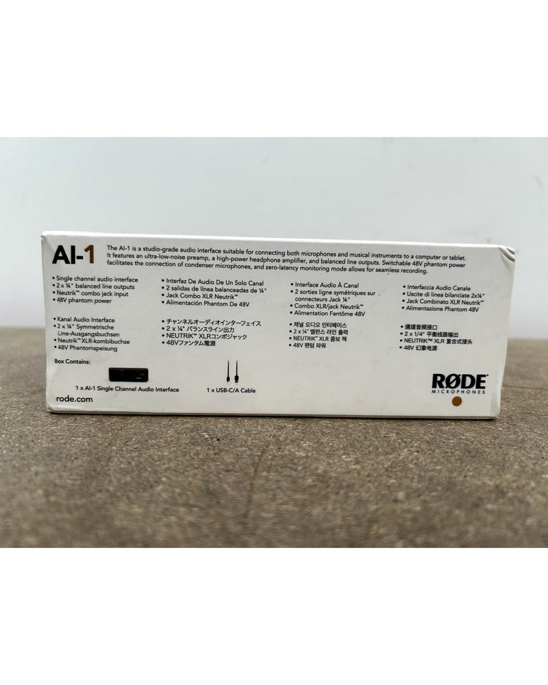 RØDE AI-1 - Audio Interfaces - Excellent w/ Original Box - Image 10