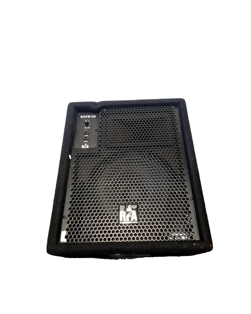 RFA-PM10H Red Fire Audio - 150W Powered Wedge Stage Monitor - Black - Excellent w/ Original Box - Image 1