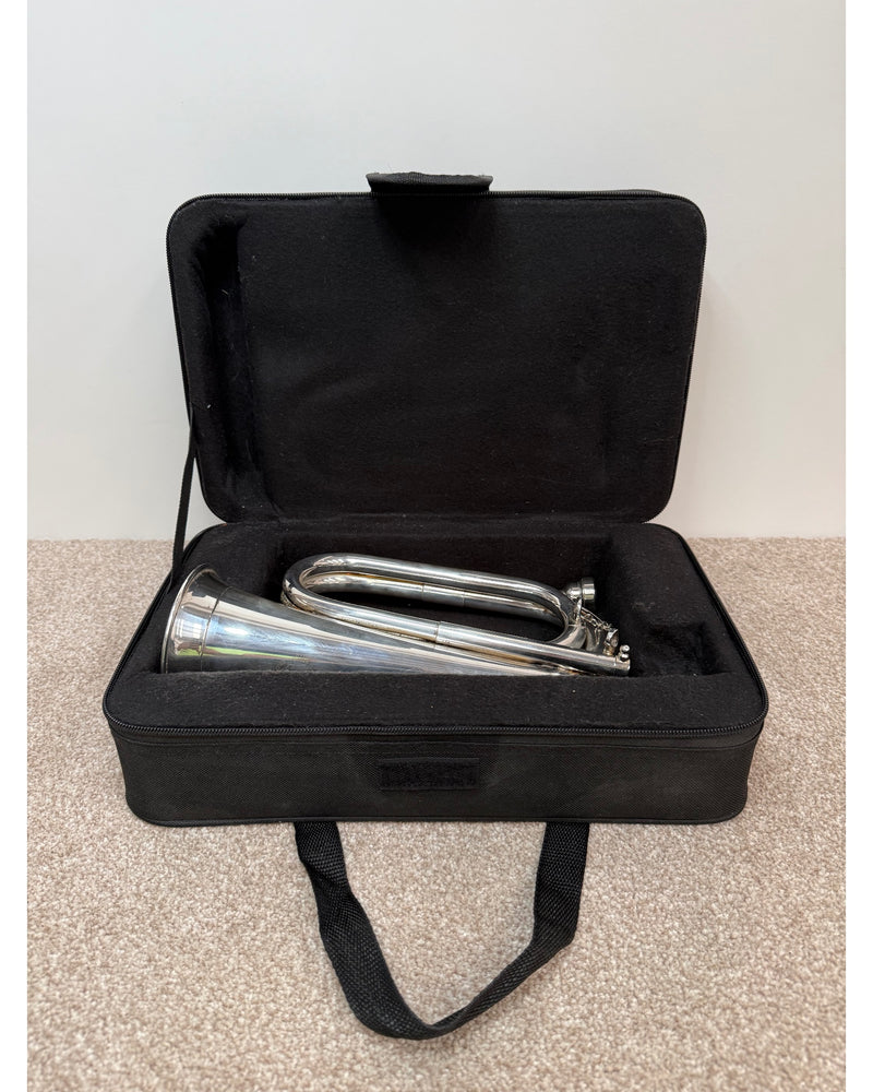 John Packer Bb Bugle - Brass Instruments - Silver - Fair w/ Hard Case - image 11