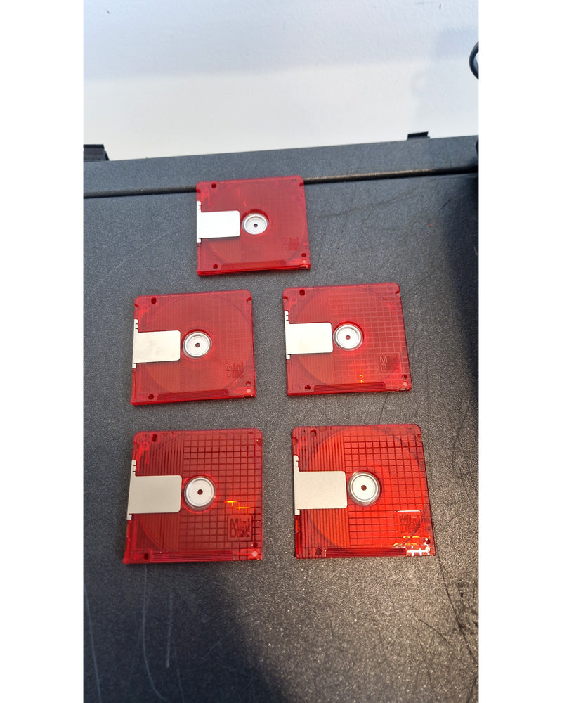 T Audio Traxdata Md 80 - Red X 5 – Minidisc - Excellent - Image 8