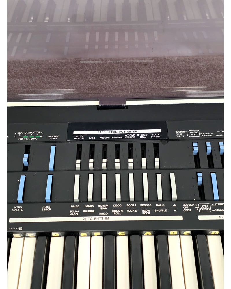 JVC KB-700B - Keyboard - Black And White - Fair w/ Power Supply & Soft Cover - image 3