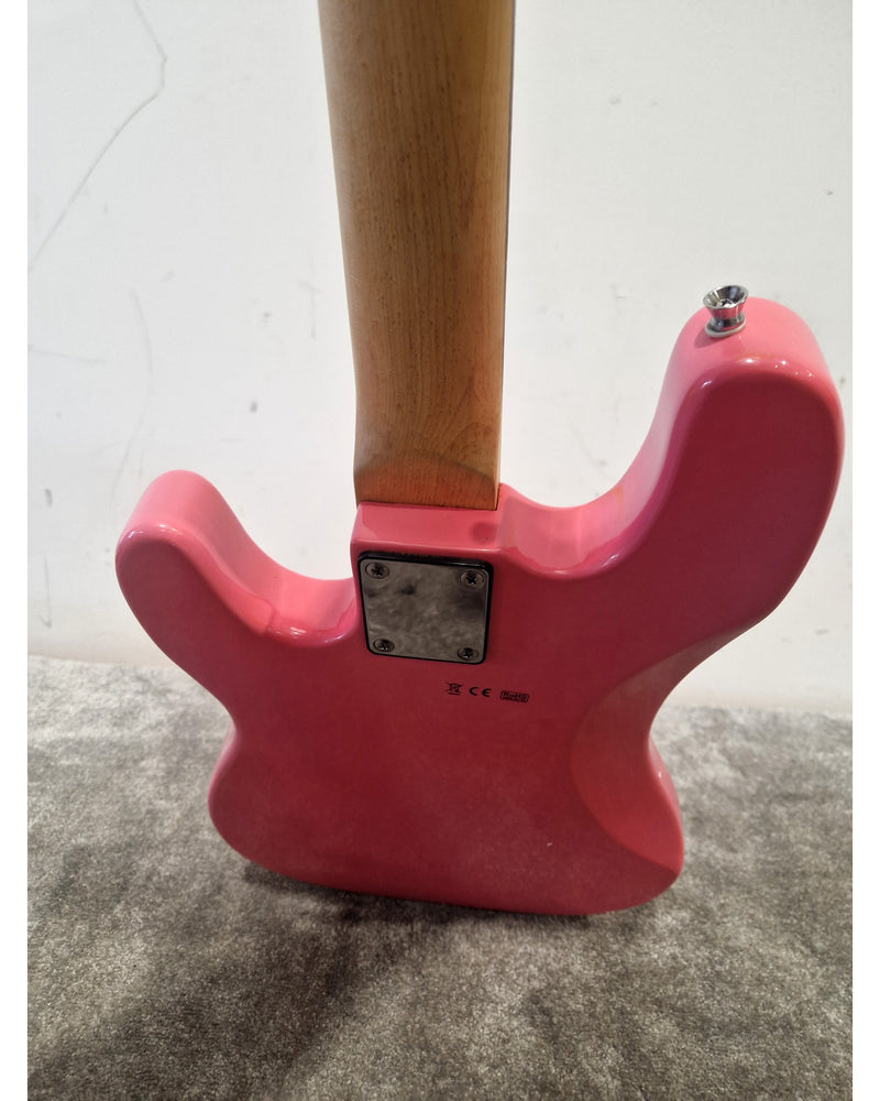 Gear4music Jive - Bass Guitar - Pink - Good - Image 7