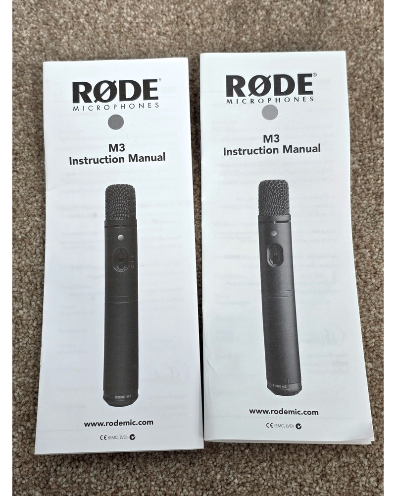 Rode M3 - Condenser Microphone - Pair - Excellent w/ Manuals & Hard Case - image 6