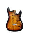 Sunburst Strat Body – Guitar Body - Excellent - Photo 1