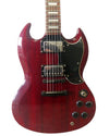 Vintage VS6 - Electric Guitar - Cherry Red - Very Good w/ Hard Case & Soft Case - Photo 1