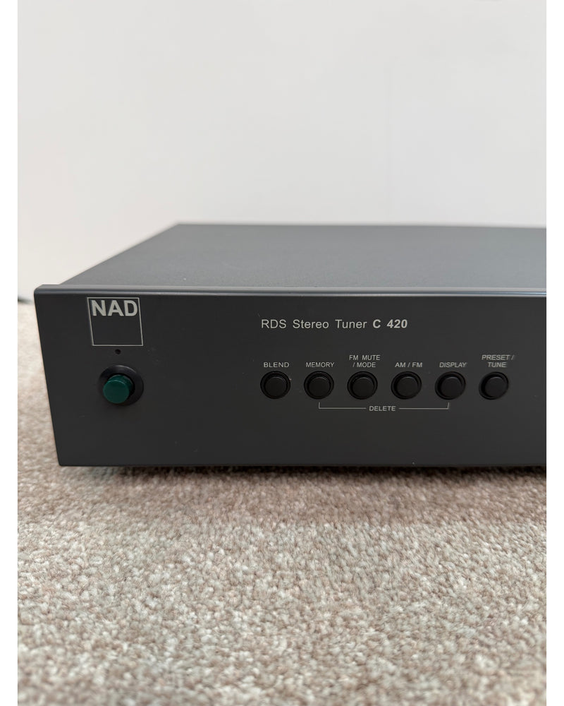 NAD C 420 - Hi-Fi Tuner - Black - Very Good w/ remote_control - image 2