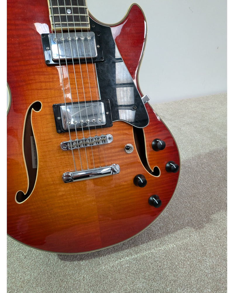 Comins GCS-1 - Electric Guitar - Cherry Sunburst - Very Good w/ Hard Case - image 17