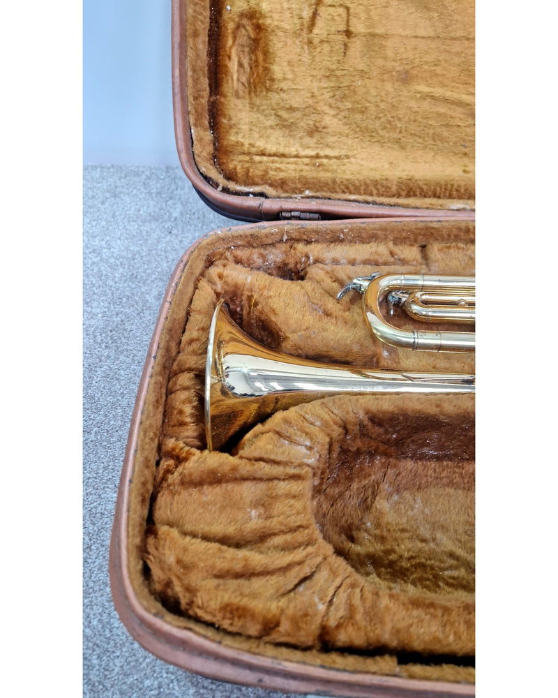 Elkhart Series II - Trumpets & Cornets - Gold - Fair w/ Hard Case - image 8