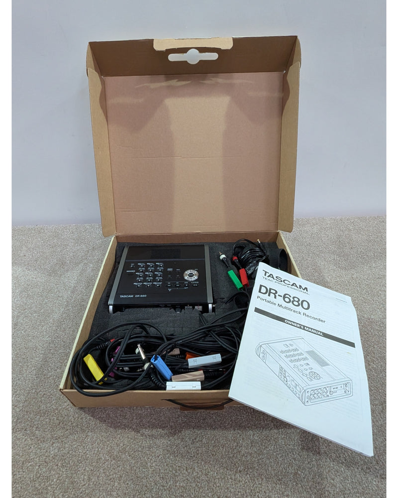 TASCAM DR-680 - Recorder - Black/Silver - Very Good w/ Original Box, Manuals, Power Supply, Cables - image 16