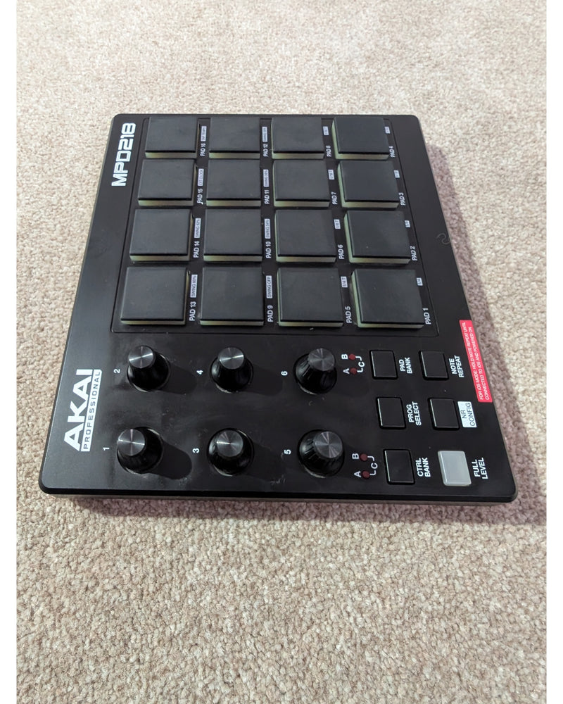 Akai Pro MPD218 - MIDI Controller - Very Good w/ Original Box & Manuals - image 10
