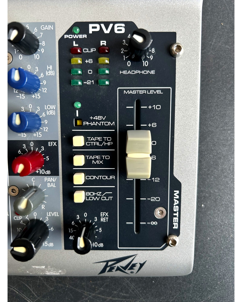 Peavey PV6 - Mixer - Excellent w/ Original Box - Image 8