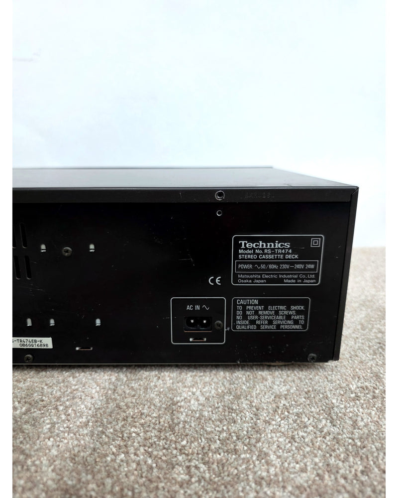Technics RS-TR474 - Cassette Deck - Black - Good - image 10