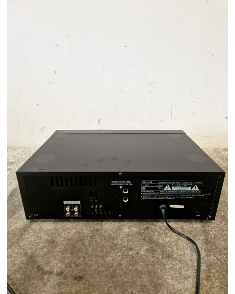 Aiwa AD-F810 - Cassette Deck - Black - Excellent - Image 8