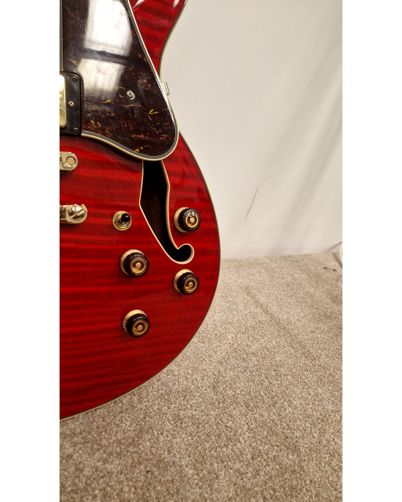 Ibanez AS93FM-TCD - Electric Guitar - Transparent Cherry Red - Excellent w/ Soft Case - image 8