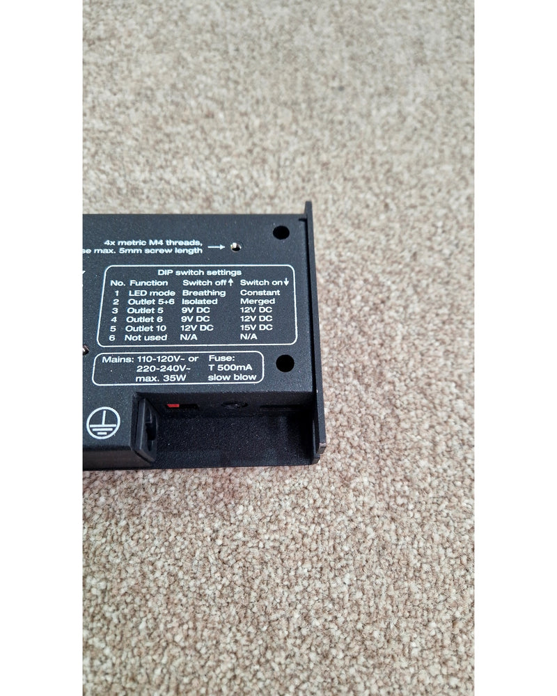 Cioks DC10 - Pedalboards & Power - Black - Very Good w/ Power cable and x8 DC Plug-To-Plug cables included. - image 3