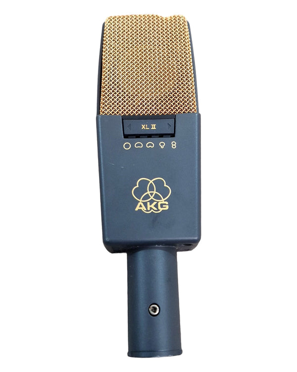 AKG C414 B - Condenser Microphone - Black - Excellent w/ Hard Case & Soft Case