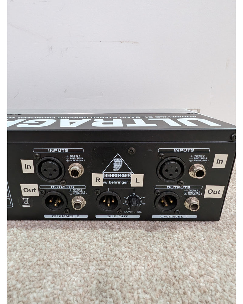 Behringer Ultragraph Pro FBQ3102 - Equaliser - Good w/ Original Box & Manuals - image 12