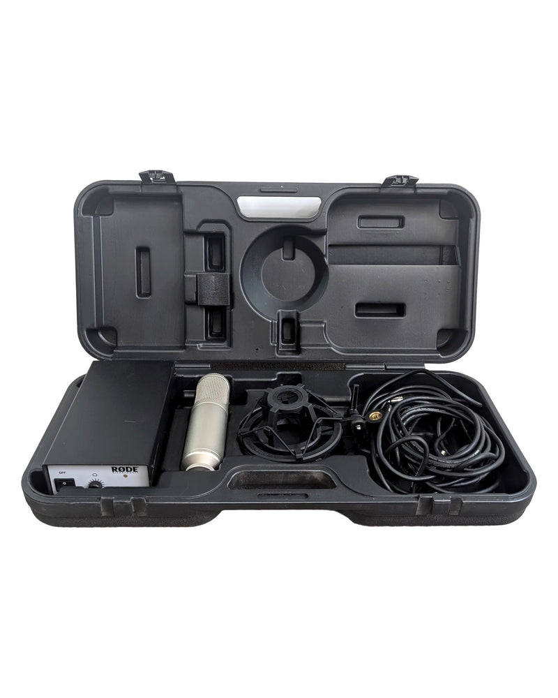 Rode K2 - Condenser Microphone - Silver - Very Good w/ Hard Case & Shock Mount - image 1
