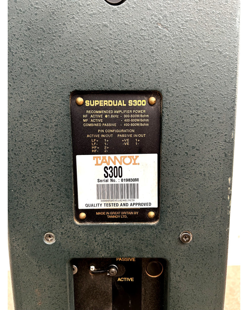 Tannoy Superdual S300 - Passive Speaker - Poor - Image 7