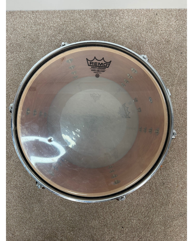 Yamaha Beech Custom Tom 1990s - Acoustic Drum - Cherry - Fair - image 5