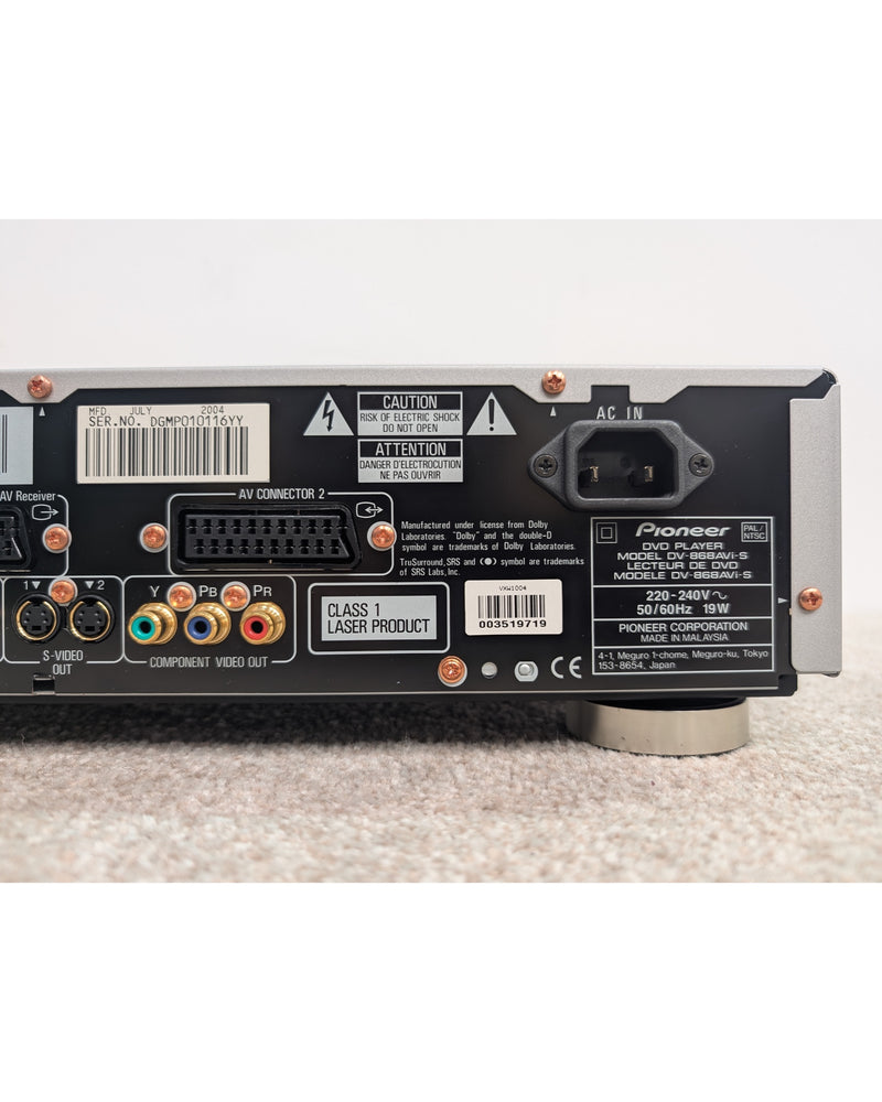 Pioneer DV-868AVi-S - Media Player - Silver - Very Good - image 11
