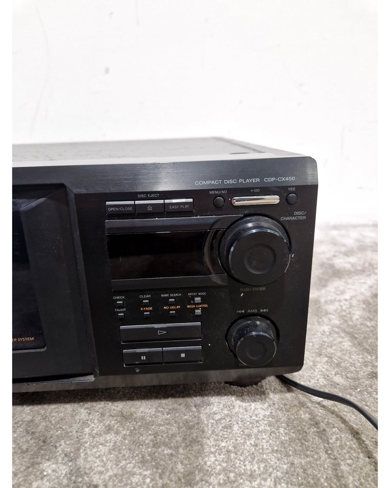 Sony CDP-CX450 CD Player - Black CD Player - 400 Disc Capacity - Spares or Repair - Image 15