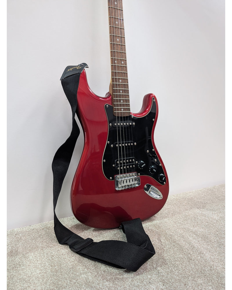 Squier Squier Affinity Series HSS Stratocaster - Electric Guitar - Red - Excellent w/ Soft Case - image 6