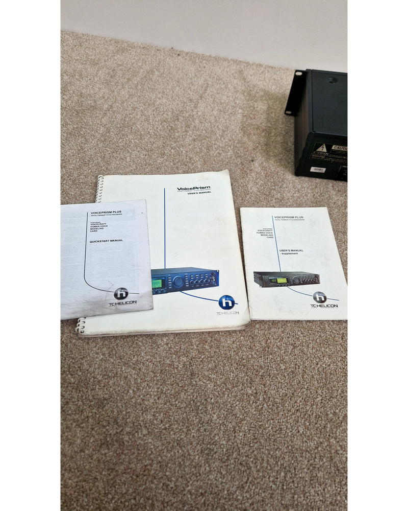 TC Helicon VoicePrism - Rack Effects - Black - Good w/ Manuals & Power Supply - image 3