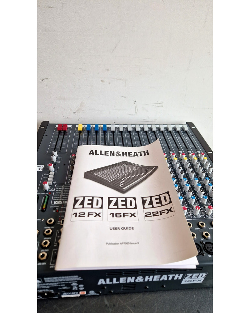 Allen & Heath ZED 16FX - Mixer - Excellent w/ Manuals - image 17