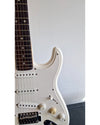 Squier Strat Chinese - Electric Guitar - White - Fair - Photo 4