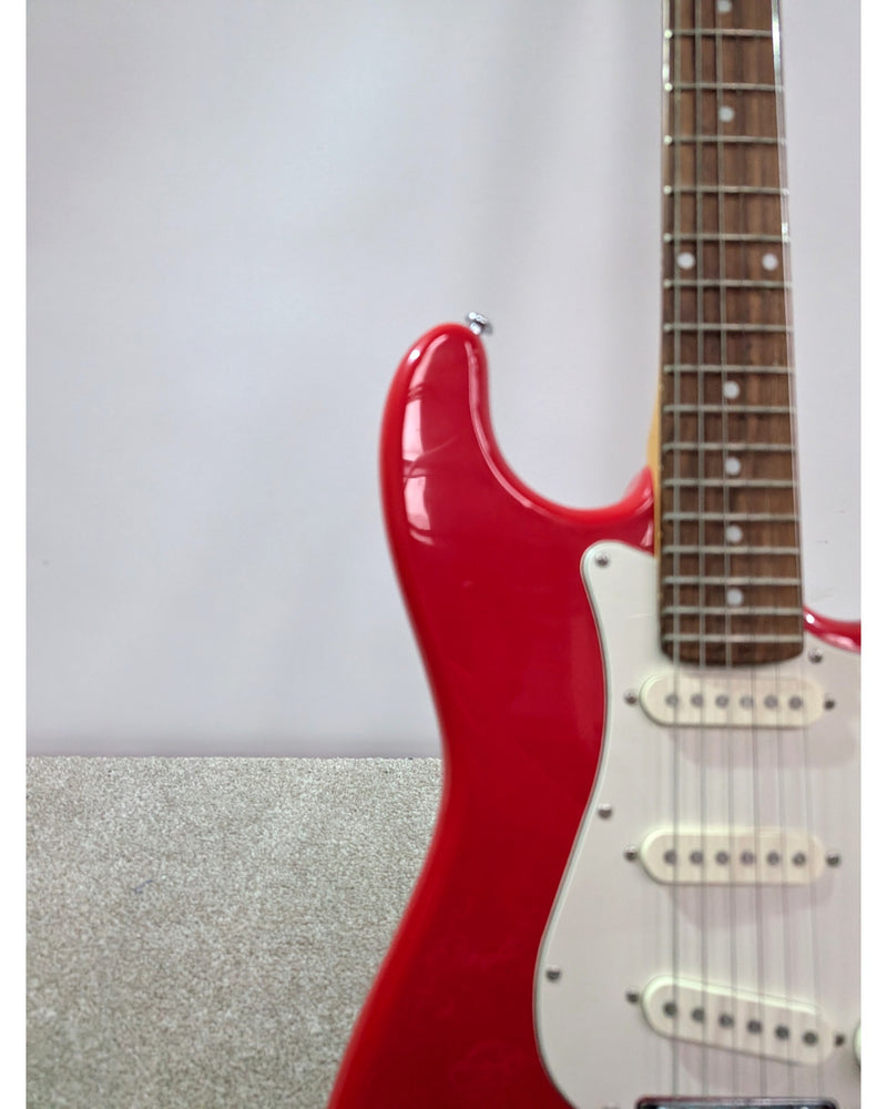 Encore S Type - Electric Guitar - Red - Fair - image 11