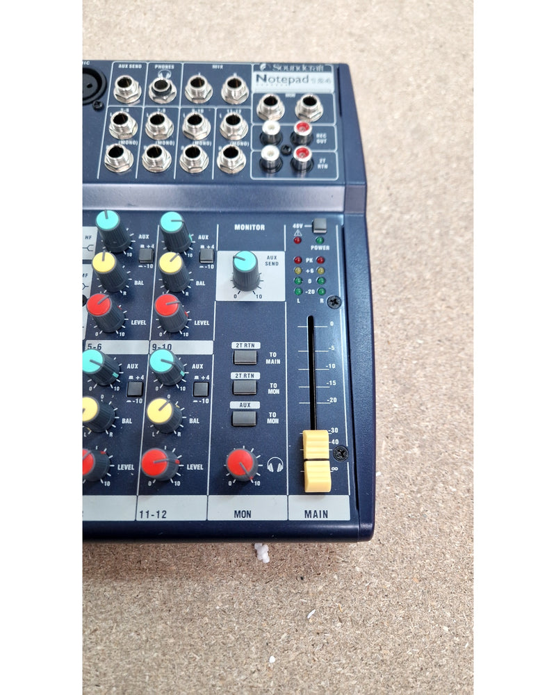 Soundcraft Notepad 124 - Mixer - Excellent w/ Original Box - Image 2
