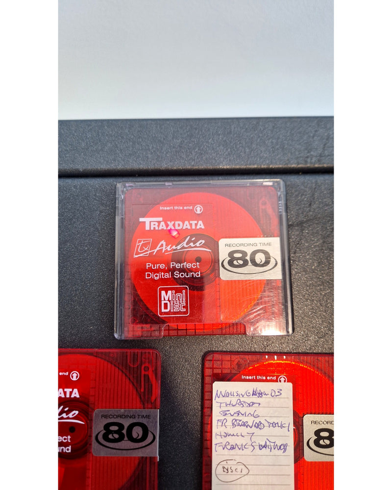 T Audio Traxdata Md 80 - Red X 5 – Minidisc - Excellent - Image 3